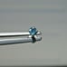2.73mm REAL BLUE DIAMOND LABRET BODY,CERTIFICA TE LIP EAR 1/4\
