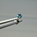 2.73mm REAL BLUE DIAMOND LABRET BODY,CERTIFICA TE LIP EAR 1/4\