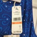 NWT Tommy Bahama Geo Garden Carmela Jersey Maxi Dress Island Navy Sz Small