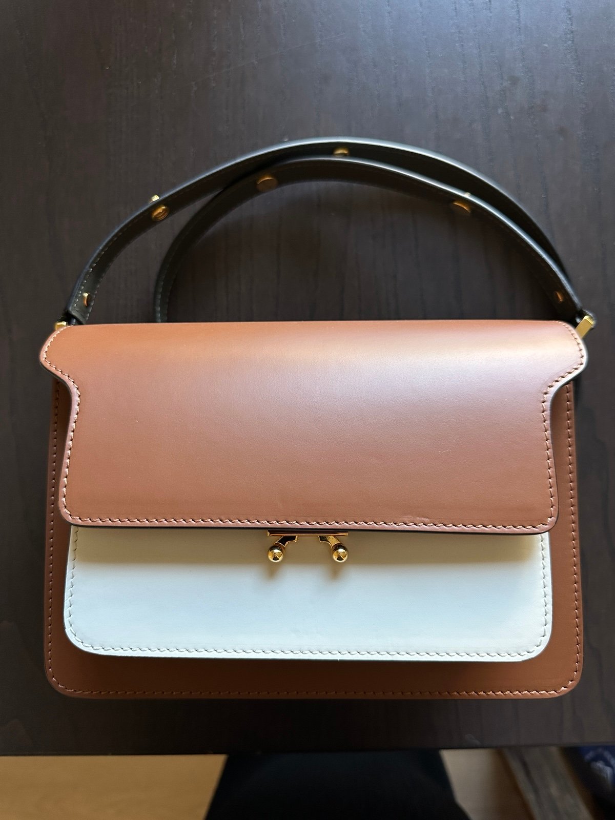 Marni medium trunk shoulder bag