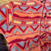 Southern Marsh Pullover-Men's Small-1/4 Zip-Aztec Fleece Unisex-Orng-Pink—Tan-Bl