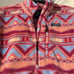 Southern Marsh Pullover-Men's Small-1/4 Zip-Aztec Fleece Unisex-Orng-Pink—Tan-Bl