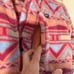 Southern Marsh Pullover-Men's Small-1/4 Zip-Aztec Fleece Unisex-Orng-Pink—Tan-Bl