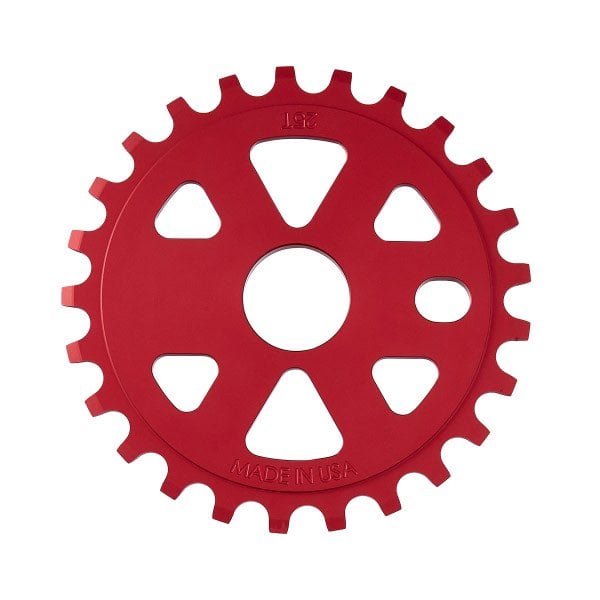 S&M X-MAN BMX Bike SPROCKET 25t RED CHAINRING SPIDER usa! Fit Haro SE GT FBM FLY