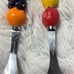 Stainless Steel Fruit Adorned Salad Fork/Spoon