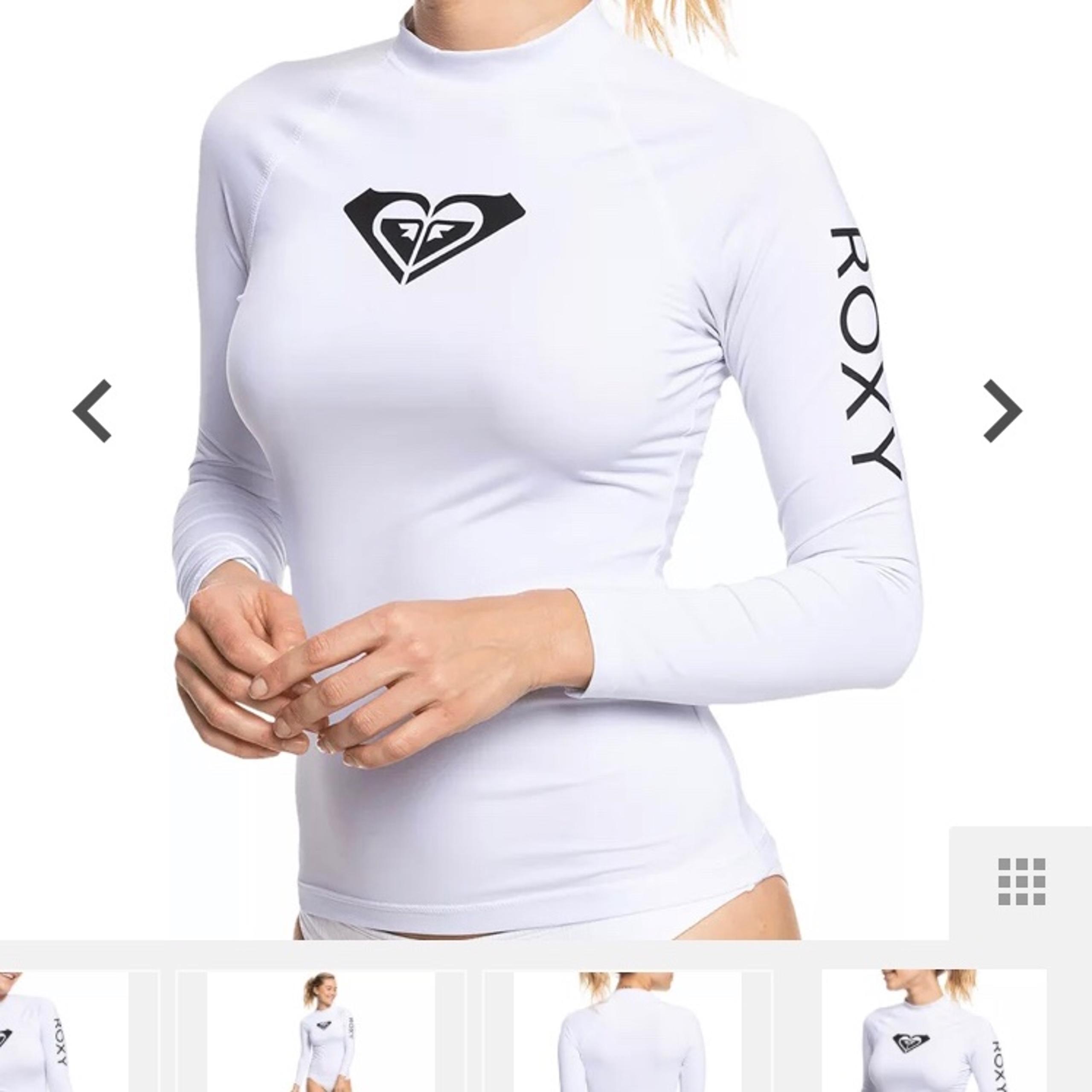 New with tags Roxy Women's Whole Hearted Long Sleeve Rash-guard size S