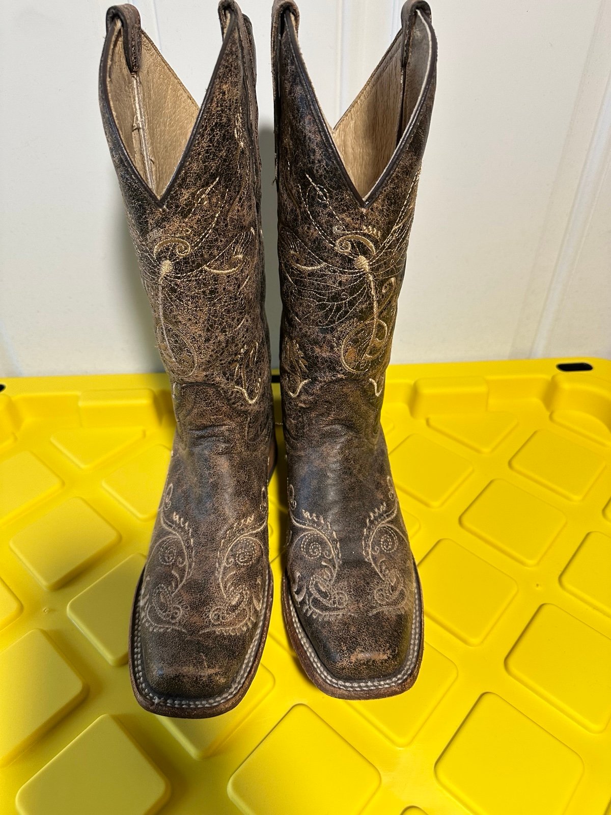 Circle G L5079 Womens Dragonfly Embroidered Cowgirl Western Boots