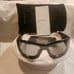 GIVENCHY GV40033U Oval Mask Sunglasses In Shiny Black/Smoke