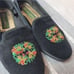 BASIC EDITIONS Christmas Wreath Loafers