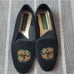 BASIC EDITIONS Christmas Wreath Loafers
