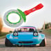 Brand New 2PCS JDM Brake Green TSURIKAWA Ring Subway Train Bus Handle Red Strap