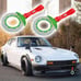 Brand New 2PCS JDM Brake Green TSURIKAWA Ring Subway Train Bus Handle Red Strap