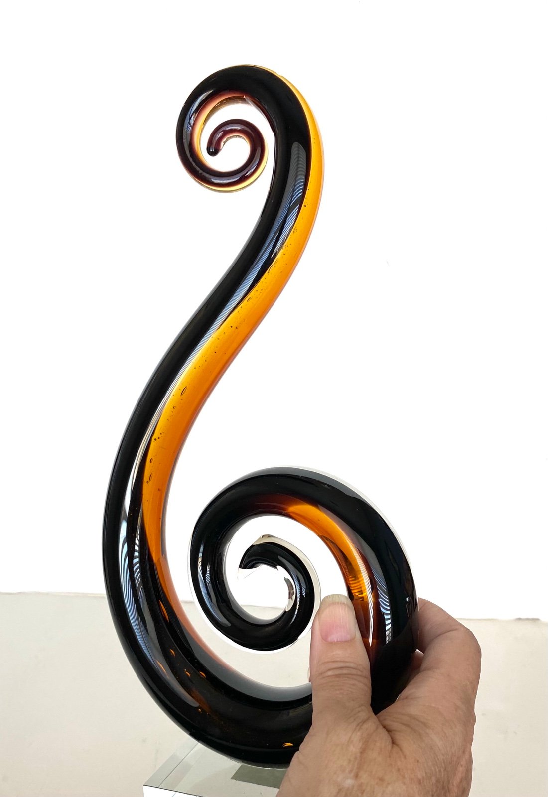 Hand blown art sculpture