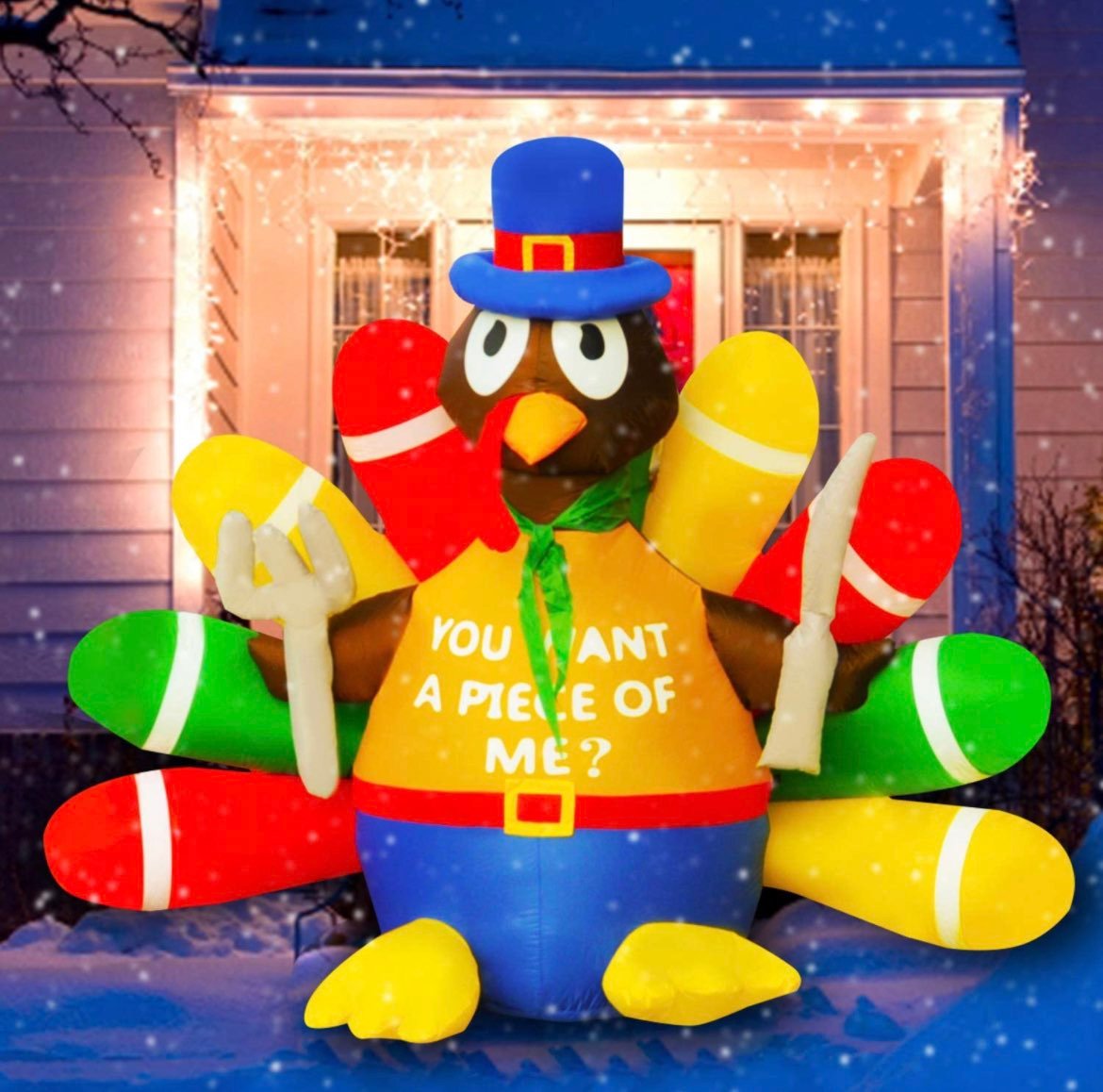 8.5 Ft Width 6 ft Height Turkey Inflatable