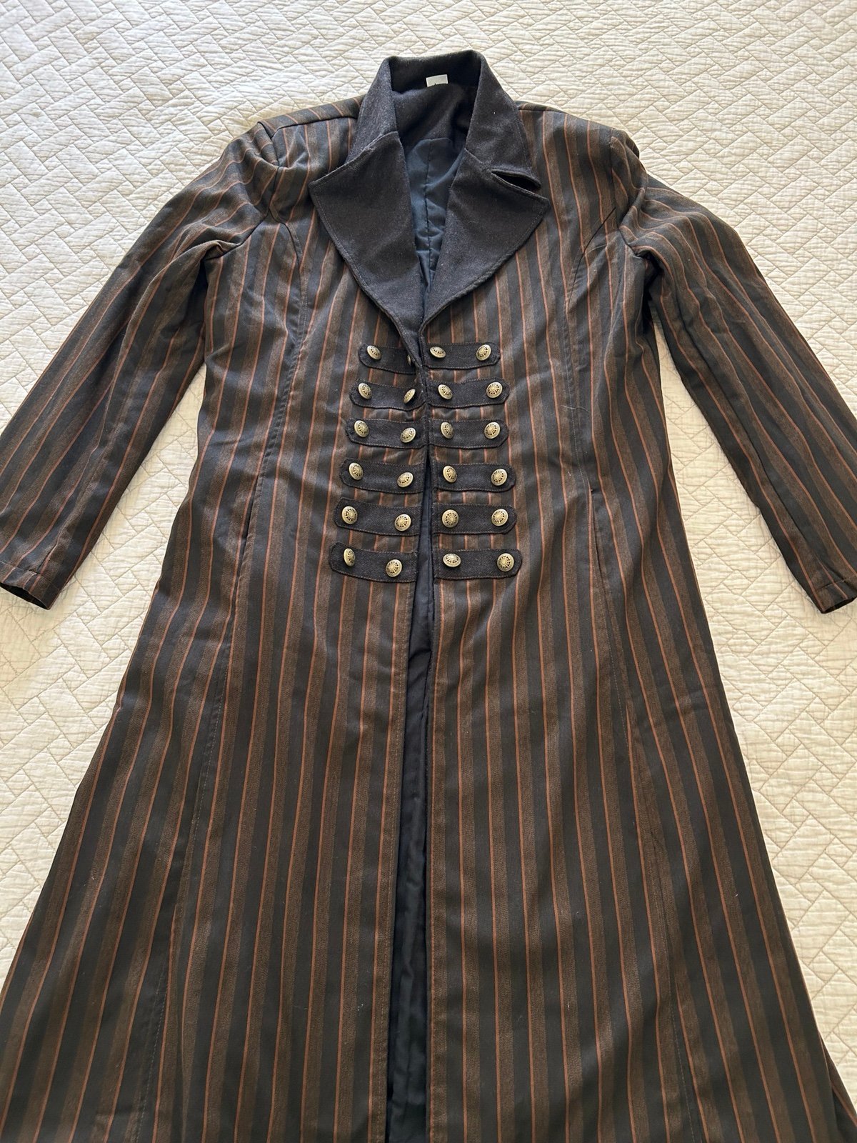 Spirit Halloween Steampunk Trench Coat Jacket Sz. XL X-Large