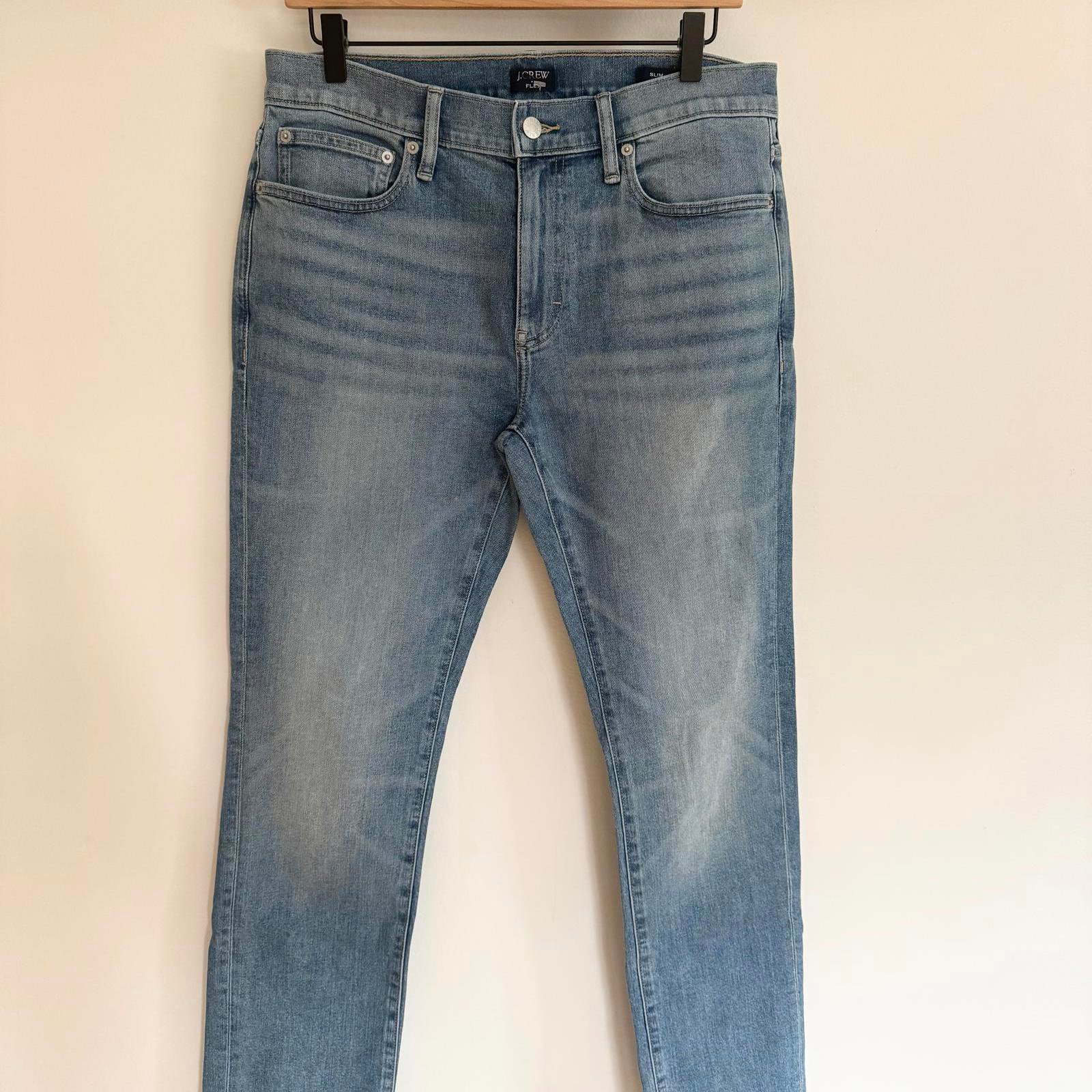 J.Crew Flex Slim Fit Jeans - W31 L30 - Light Wash