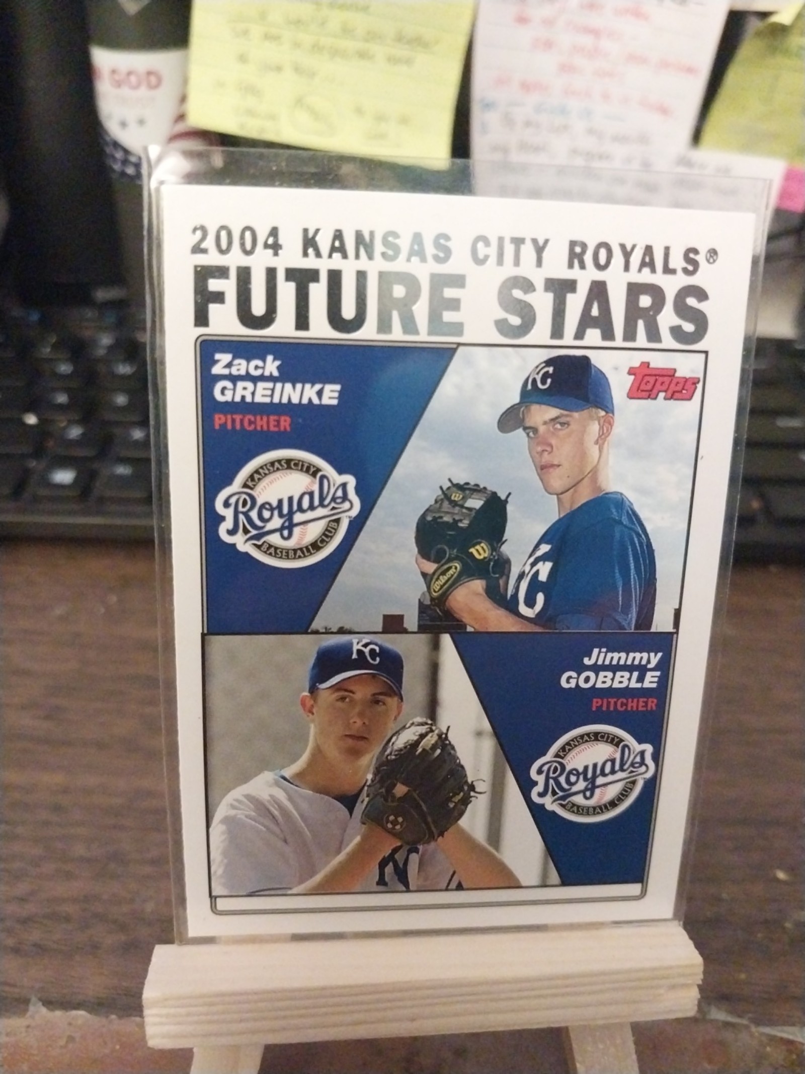 2004 topps Zack GREINKE ~ ROOKIE card ~ Kansas City Royals ~ RC