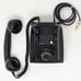 Vintage Black Ericsson Ruen PTT Rotary Desk Phone Bakelite Telephone Untested