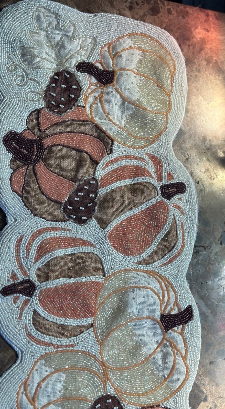 fall table runner