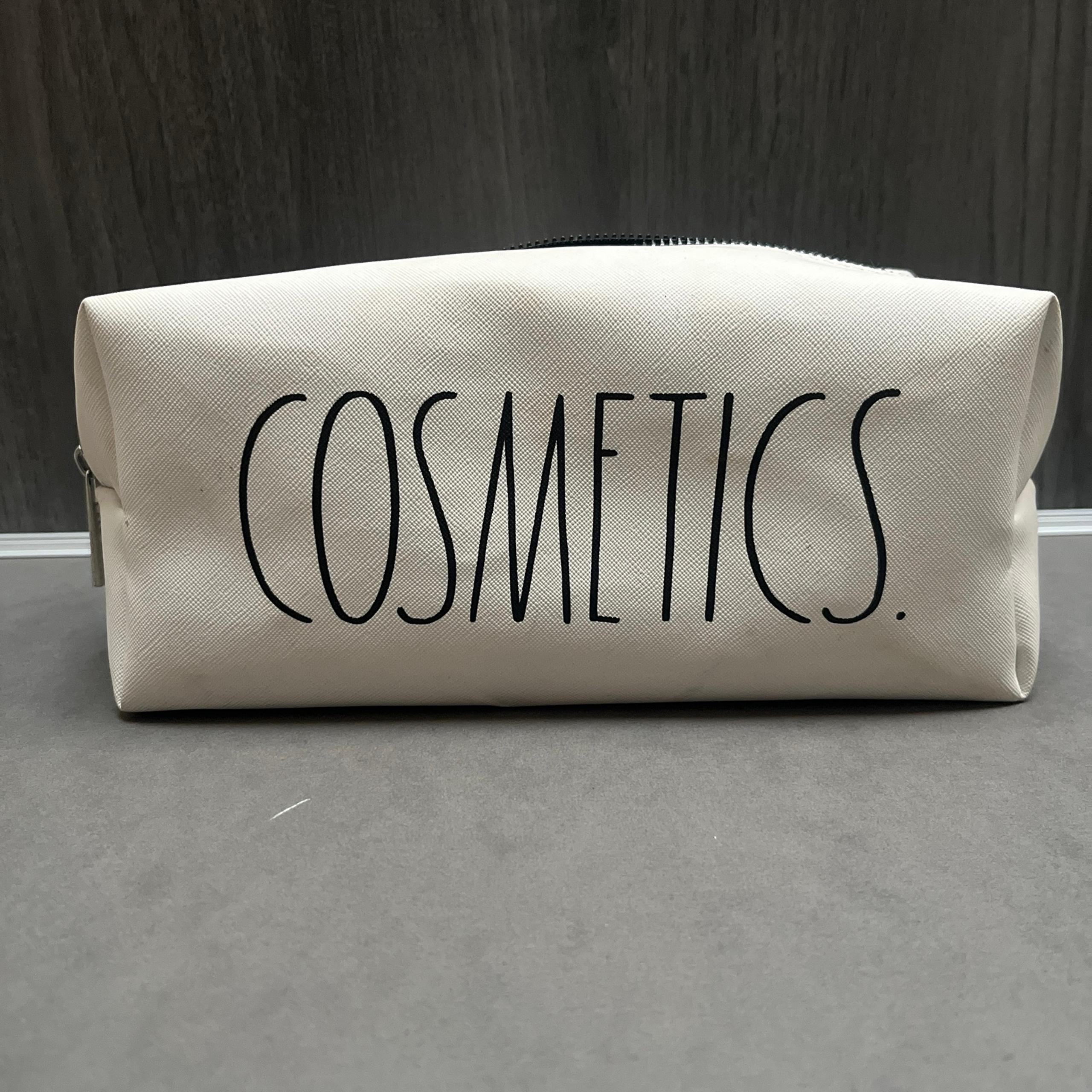 Rae Dunn Cosmetic Bag, White