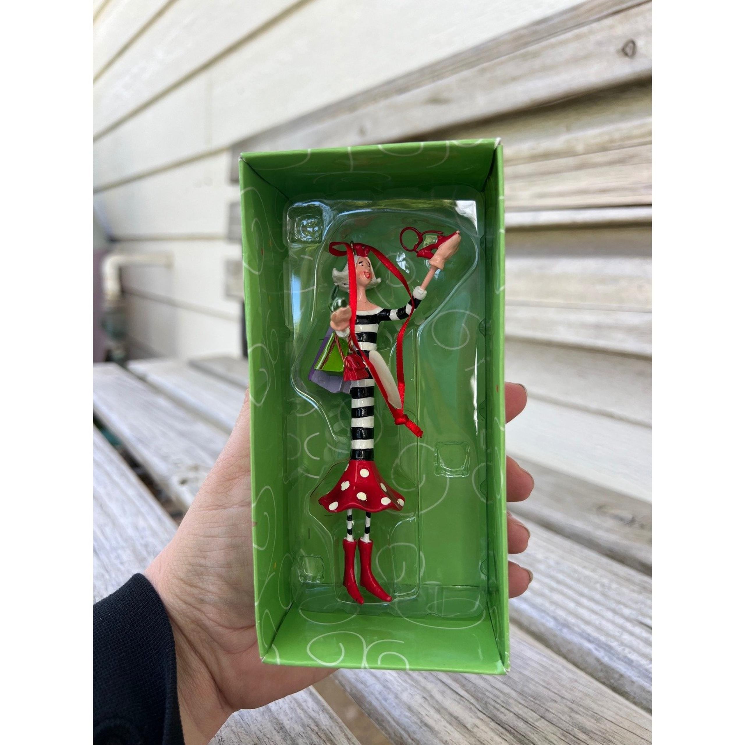 Lollisticks Shoe Shopper Ornament Department 56 Whimsical Christmas Decor