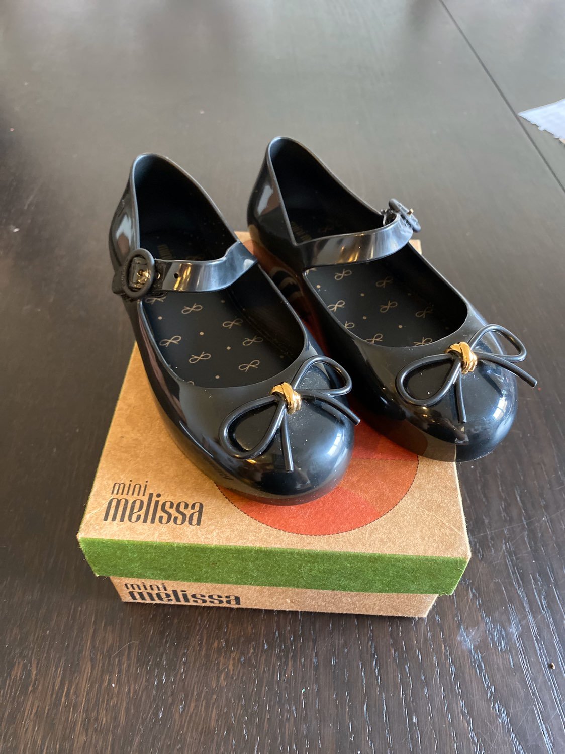 Mini Melissa sweet Love black shoes
