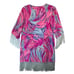 Lilly Pulitzer Noelle Kimono Magenta Fringe Swim Cover Up XXS/XS Resort Cruise