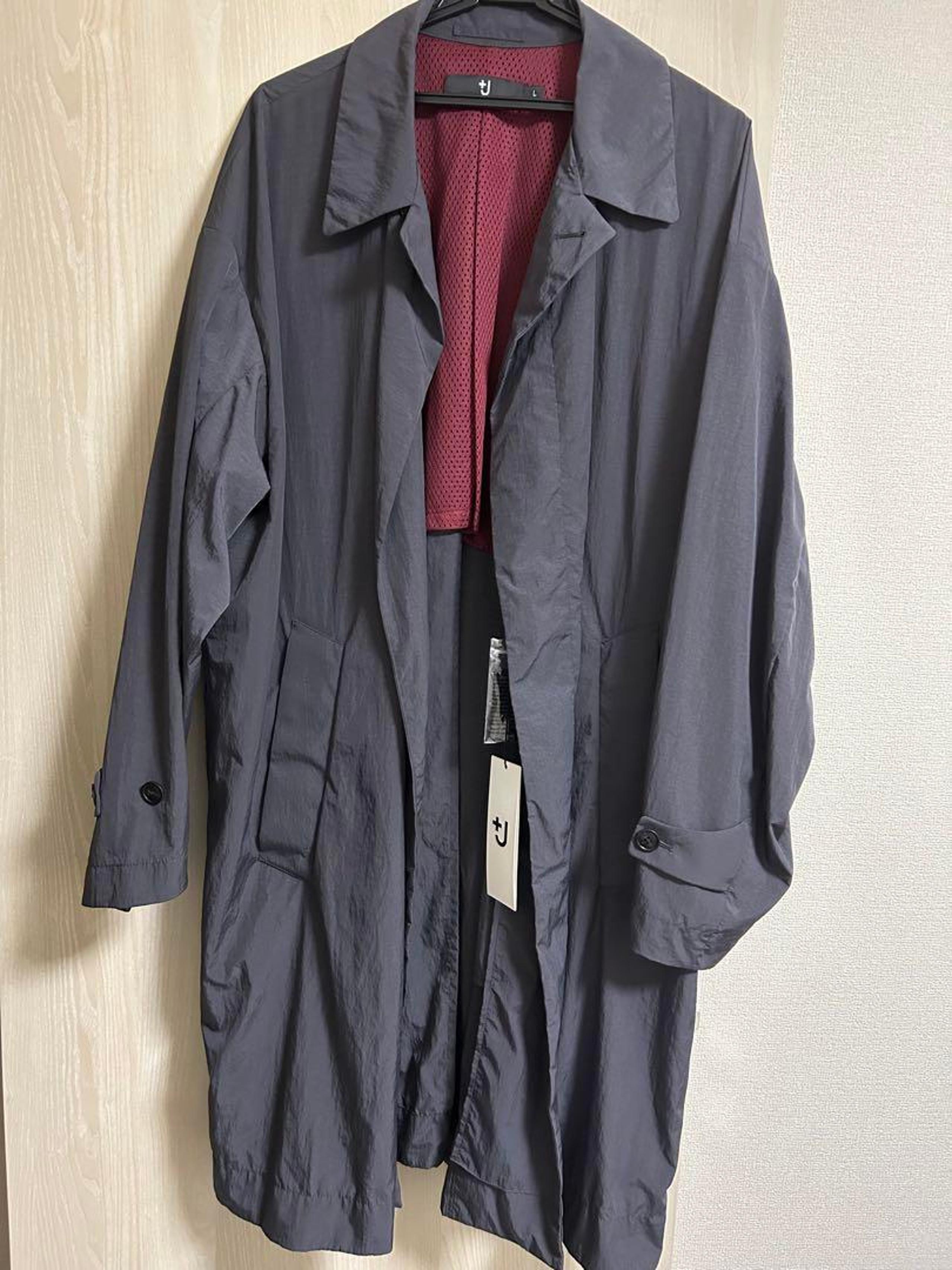 UNIQLO x Jil Sander Gray Trench Coat for Men