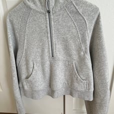 lululemon scuba oversized half zip hoodie