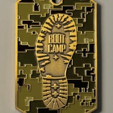US Navy Boot Camp Challenge Coin • Great Lakes Illinois • Recruit Training Camp