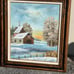Framed vintage painting.