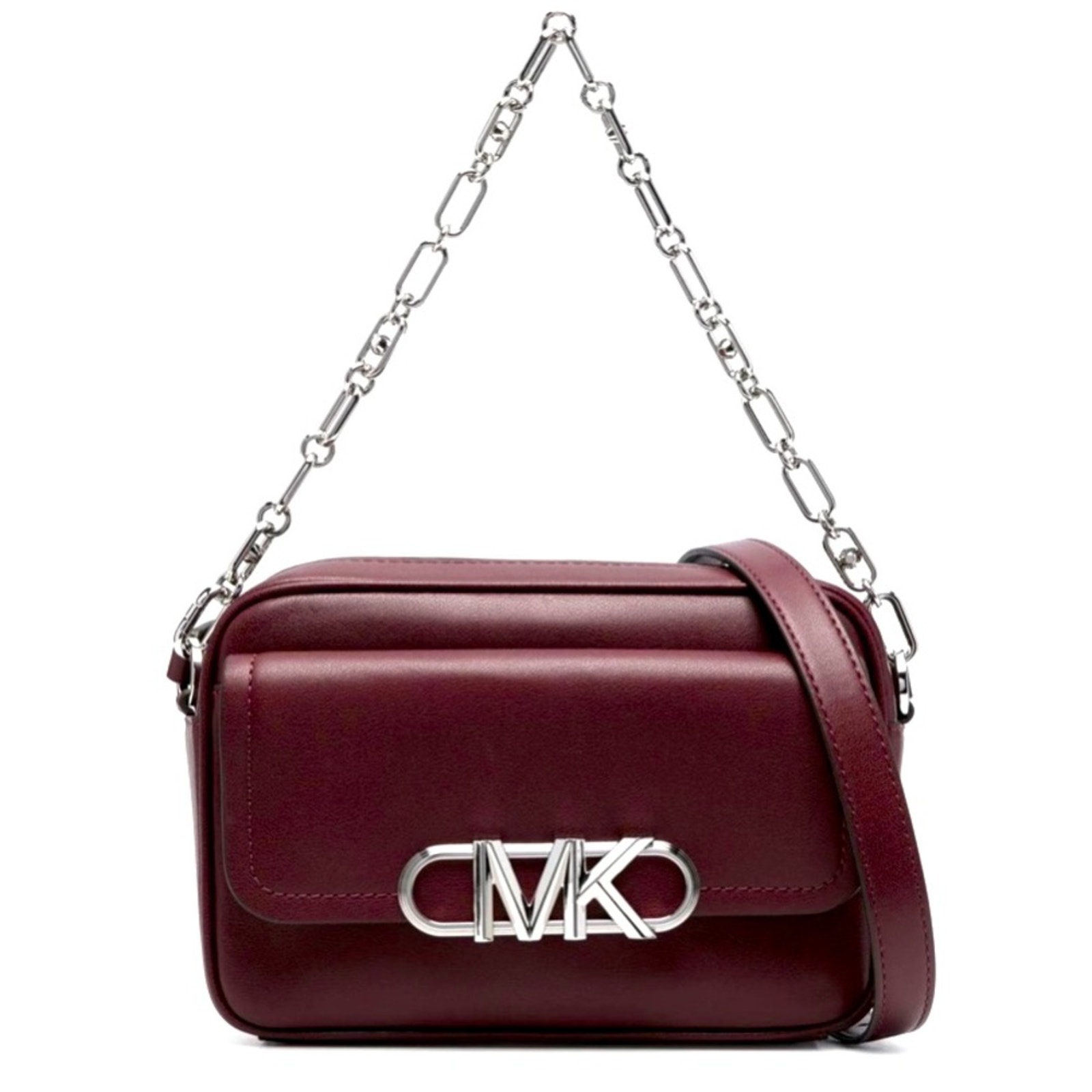 NWT MSRP398 Michael Kors Parker Medium Camera Crossbody Shoulder Bag Leather