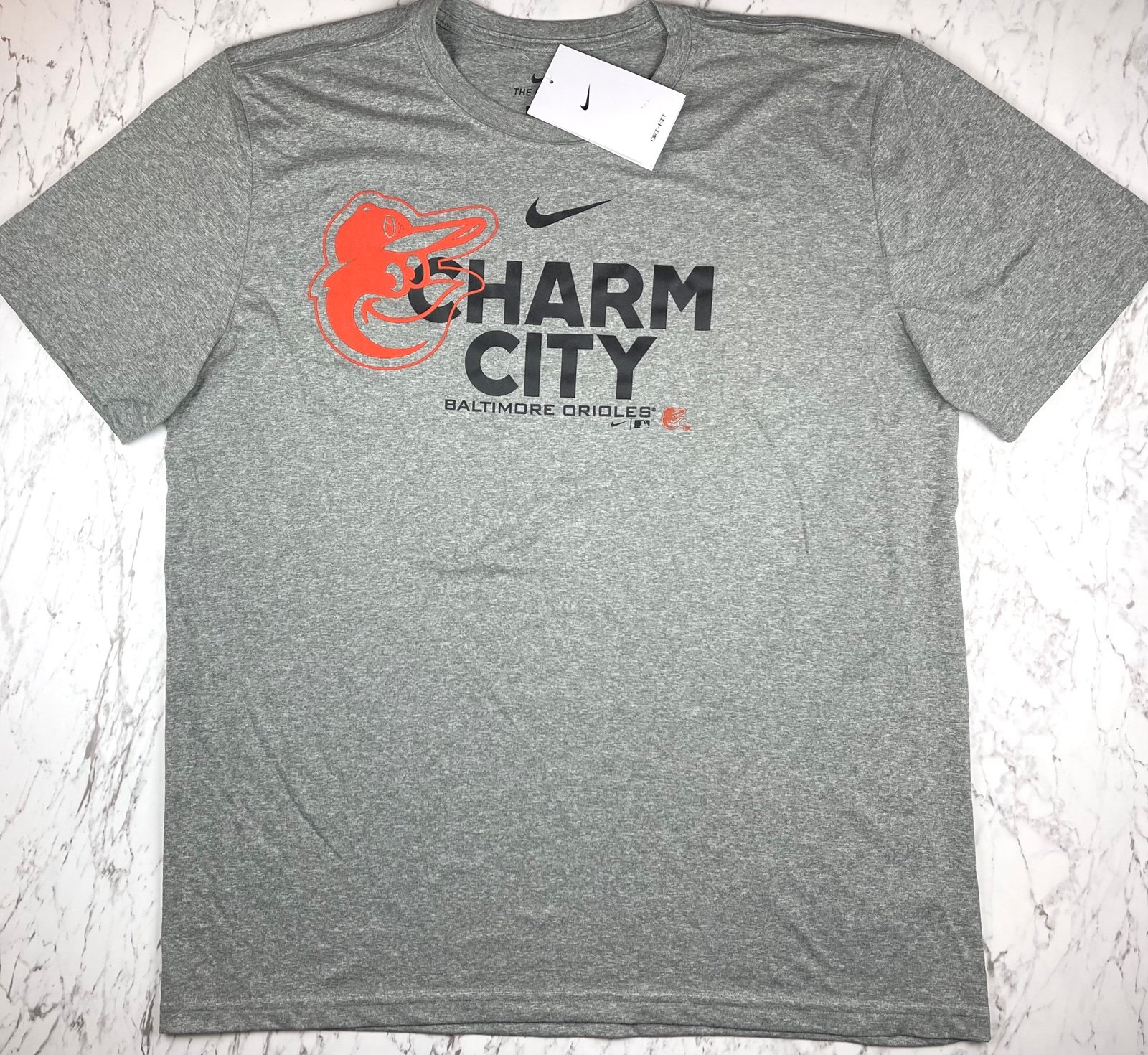 Nike Baltimore Orioles Charm City Dri-Fit Shirt Mens Large NWT MLB