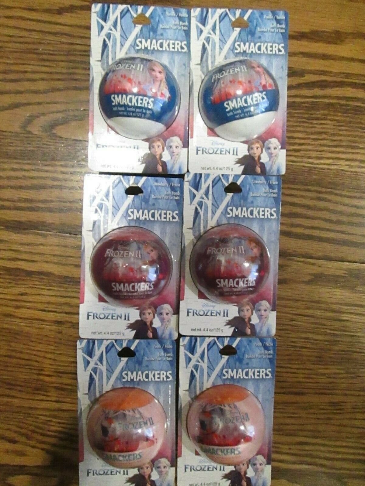 FROZEN 2 Smackers Bath Bomb Lot of 6. Brand New!