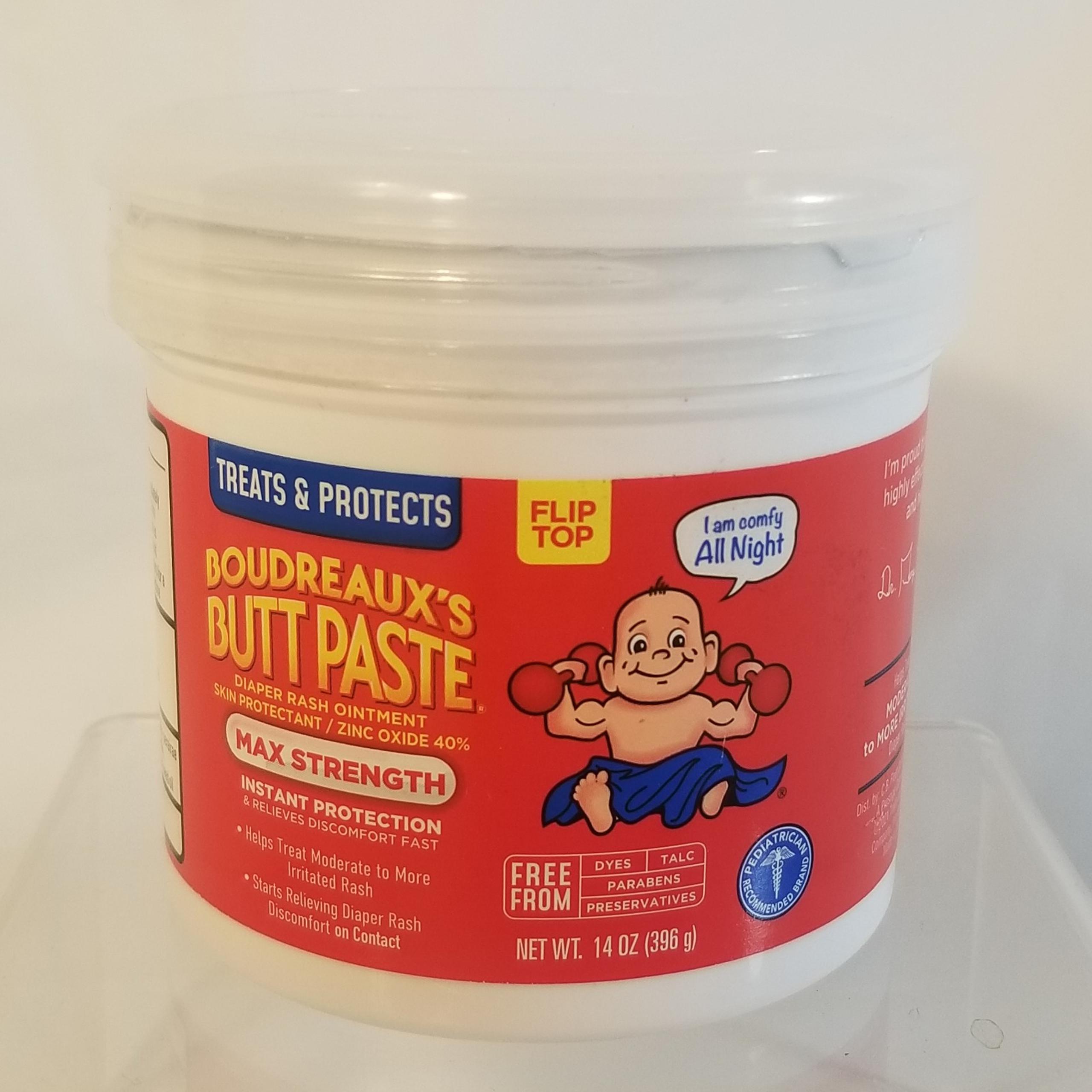 Boudreaux's Butt Paste Max Strength Diaper Rash Ointment 14oz Exp 05/2025 NEW