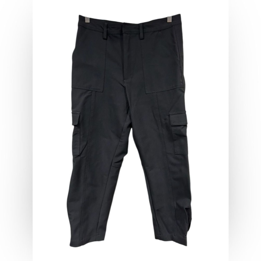 Dear John Penelope Super High Rise Cropped Cargo Nylon Black Pants Size 30
