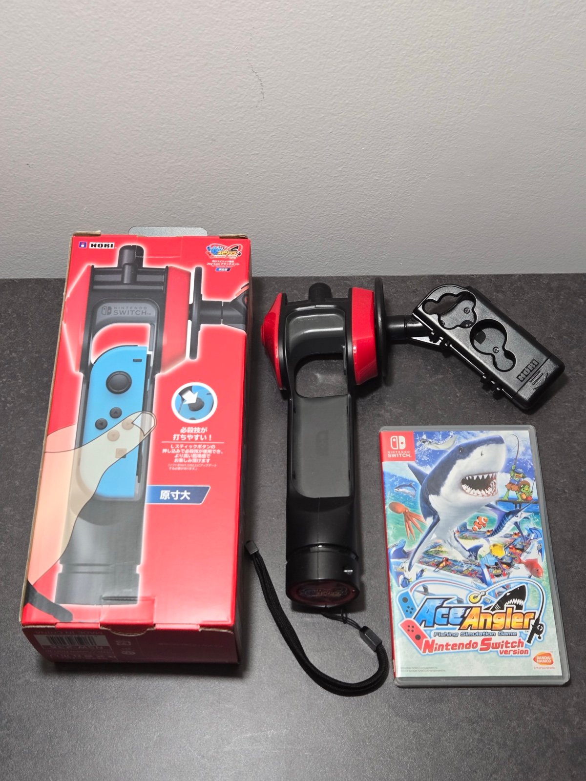Ace Angler Fishing Spirits for Nintendo Switch with Hori Joystick Rod