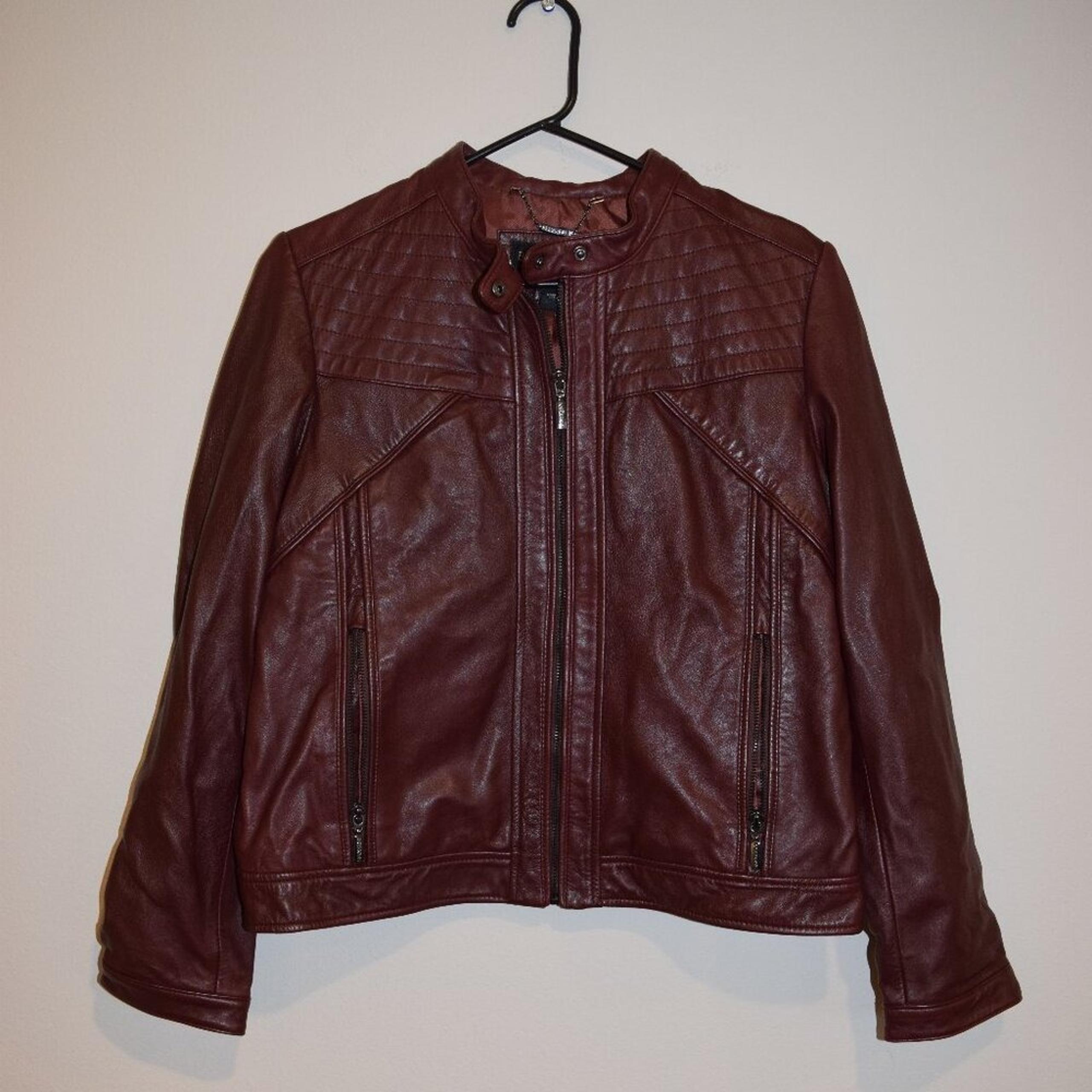Bernardo Women's Genuine Leather Jacket - Size Large
