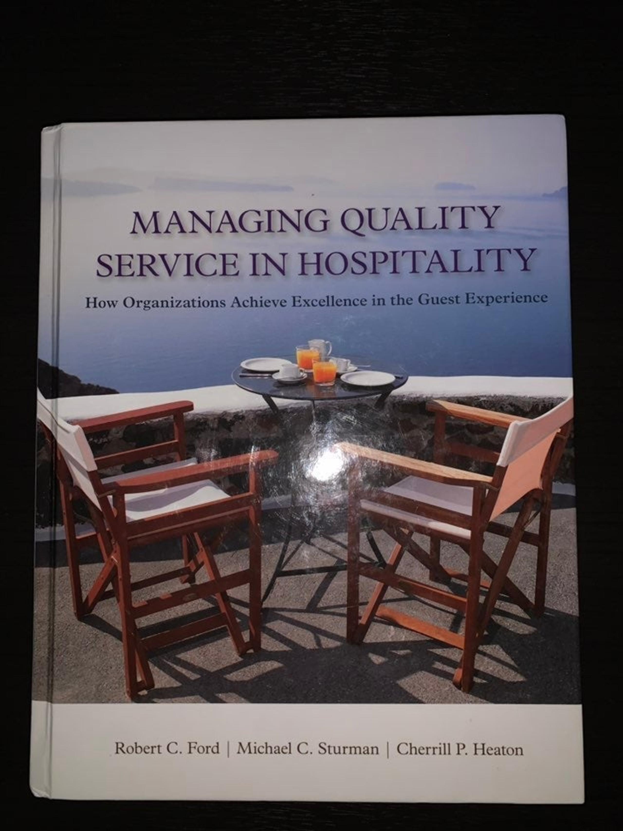 9781439060322 Managing Quality Service - Cengage Learning