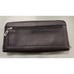 Guess Women's Clutch Zip-Around Black Pebbled Wallet