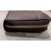 Guess Women's Clutch Zip-Around Black Pebbled Wallet