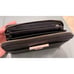 Guess Women's Clutch Zip-Around Black Pebbled Wallet