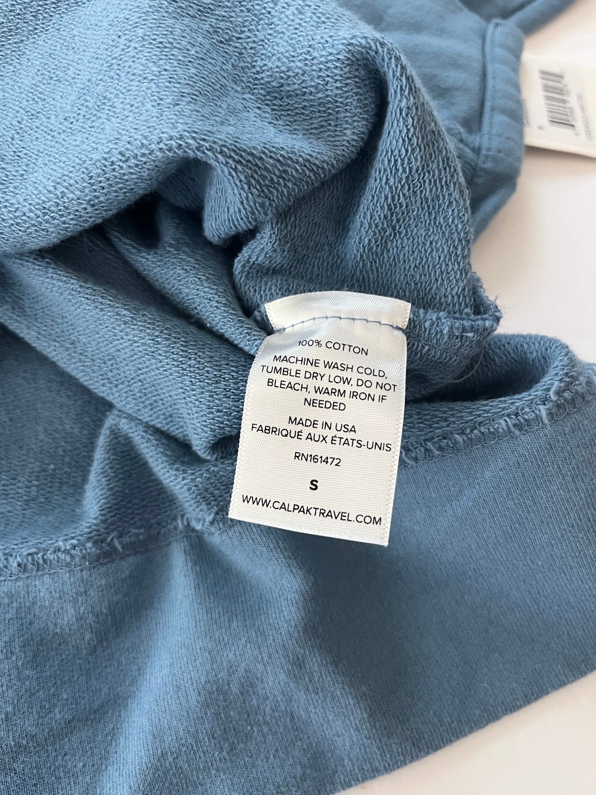 【CALPAK】Men's Relaxed French Terry Sweatshirt Calpak Relaxed French Terry Sweatshirt Arctic Size Small New
