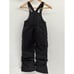Land's End Snow Bib Squall Kids Size 4 Boys Girls Black New Snow Winter New