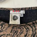 Vintage Rodier Womens Size M Brown Printed Pleated Skirt Set