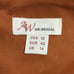 AW BRIDAL 12 L Burnt Orange Eleonora Velvet Prom Bridesmaid Maxi Dress NEW B143