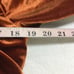 AW BRIDAL 12 L Burnt Orange Eleonora Velvet Prom Bridesmaid Maxi Dress NEW B143