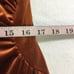 AW BRIDAL 12 L Burnt Orange Eleonora Velvet Prom Bridesmaid Maxi Dress NEW B143