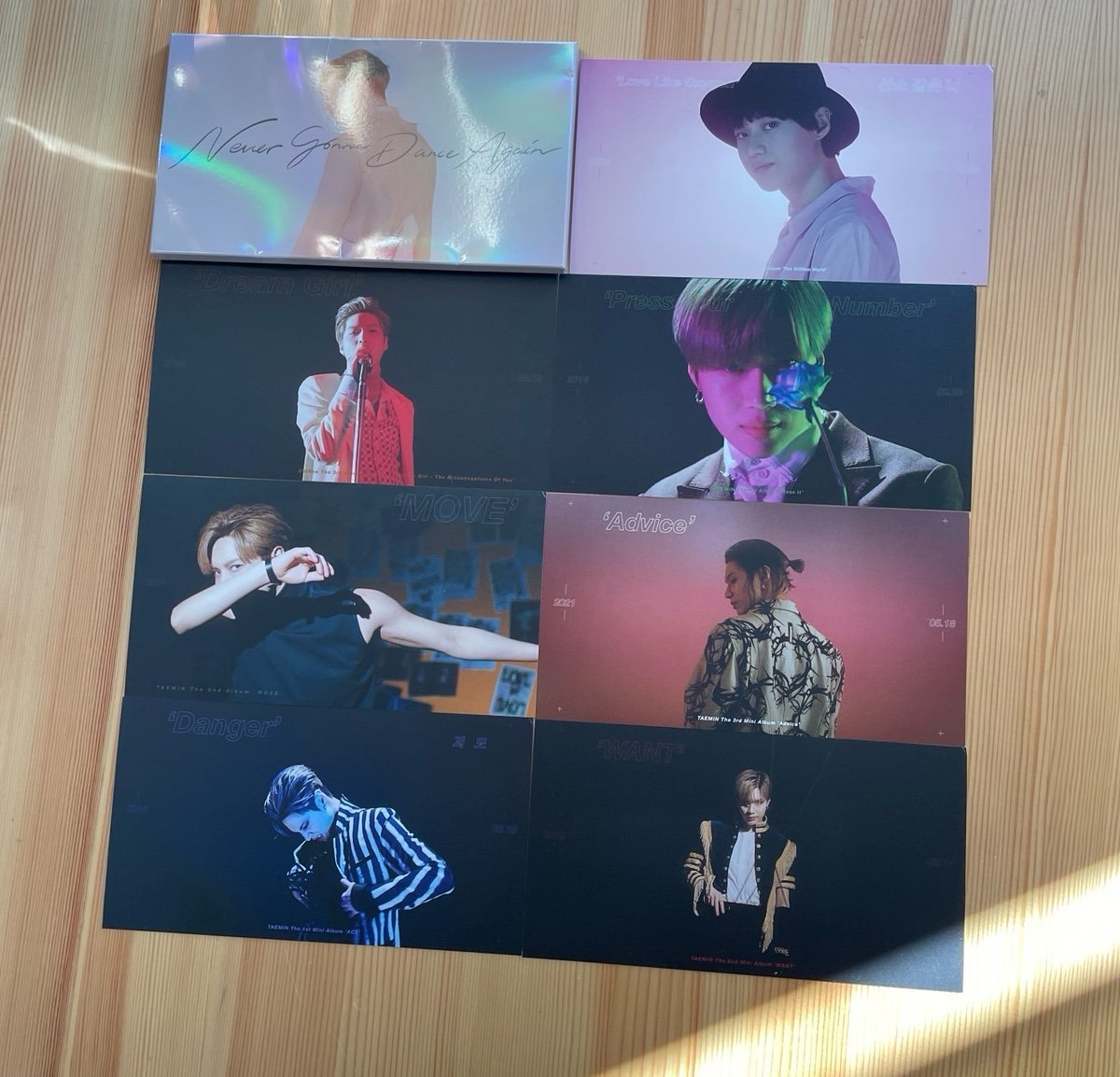 SHINee Taemin NGDA Beyond Movie Benefits postcard set