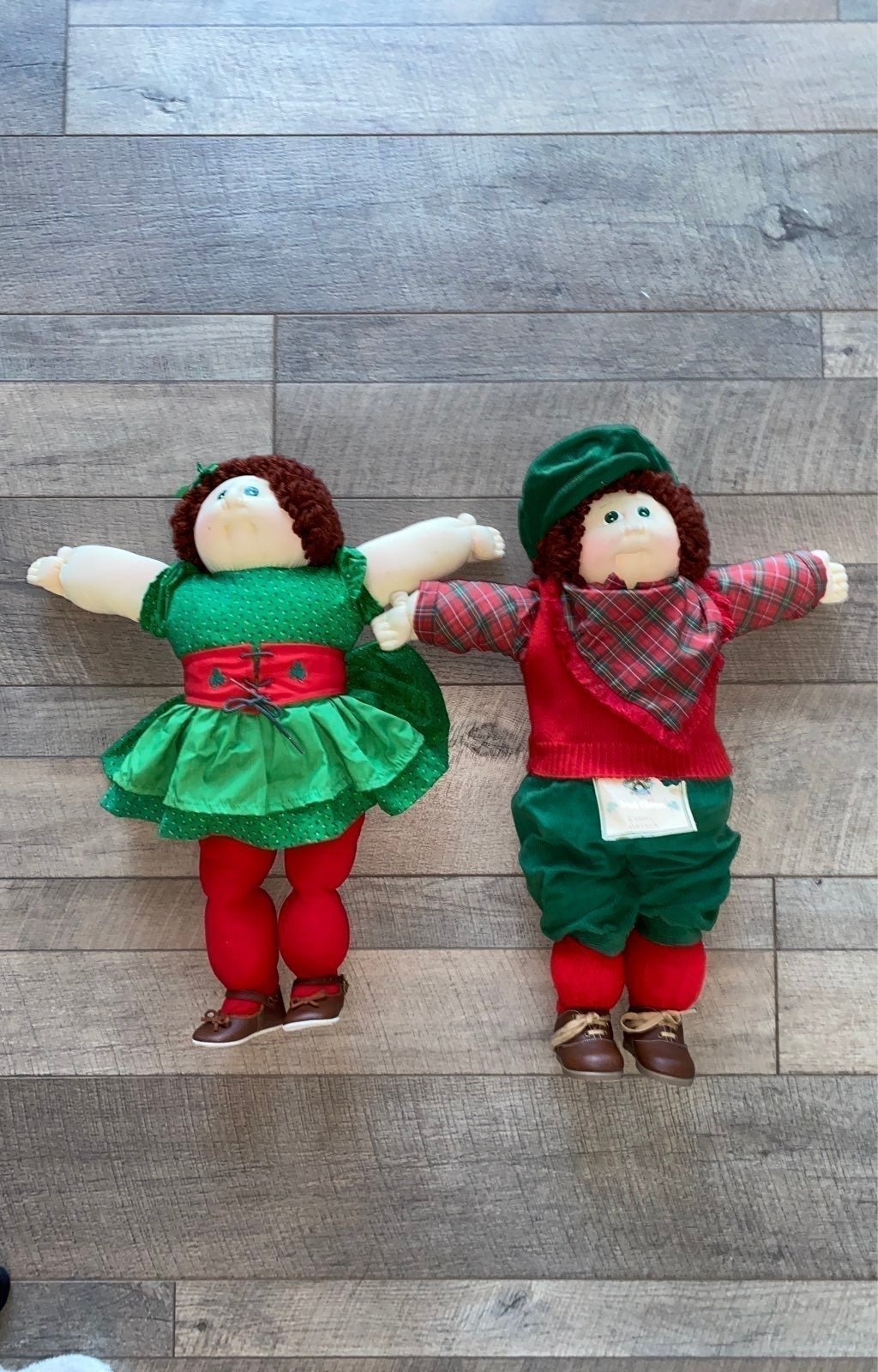 Vintage Cabbage Patch Kids Irish Edition Set of 2